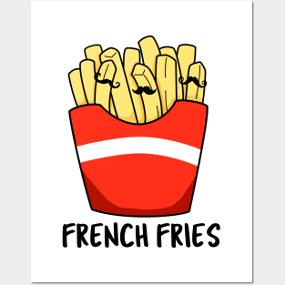 French Fries Cute Food Pun Posters and Art